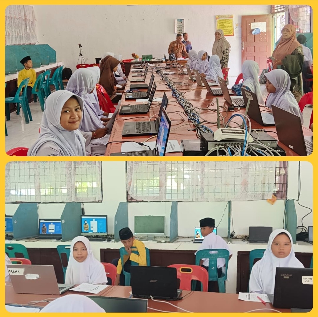 4 Siswi MIN 7 Aceh Tamiang Ikuti Kegiatan Olimpiade Sains Madrasah (OSMA) Jenjang MI