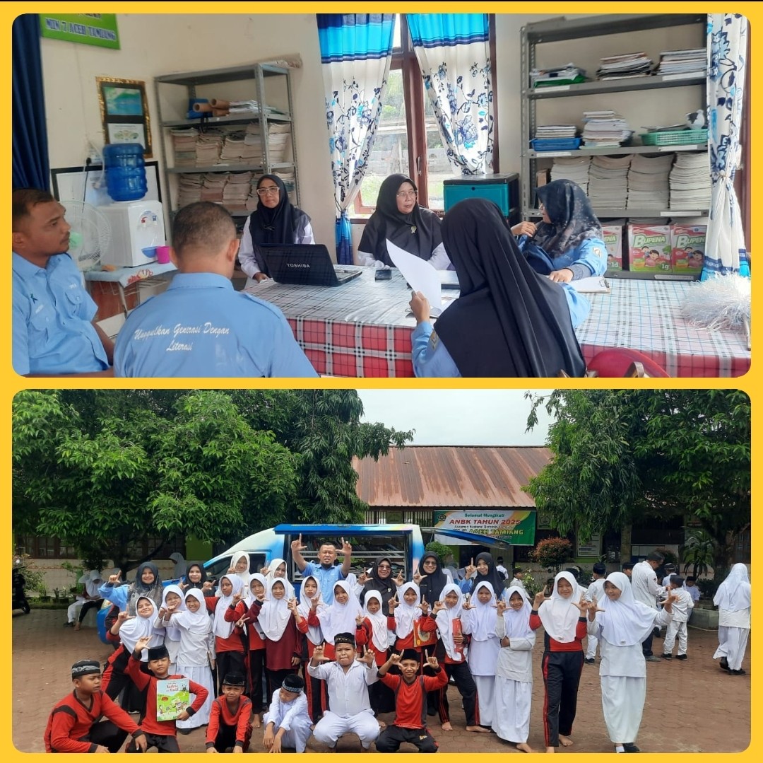 KUNJUNGAN DINAS KEARSIPAN DAN PERPUSTAKAAN DAERAH KAB. ACEH TAMIANG DALAM MENINGKATKAN LITERASI
