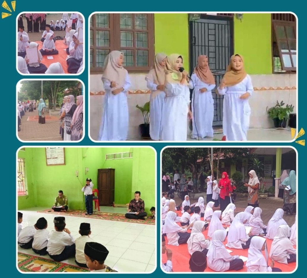 MIN 7 ACEH TAMIANG GELAR  BERAGAM LOMBA DALAM MEMPERINGATI MAULID NABI MUHAMMAD SAW